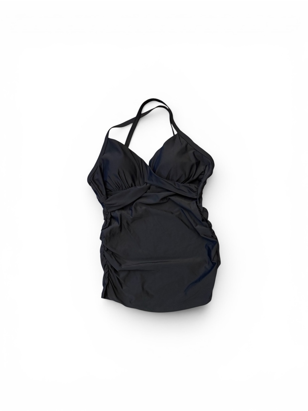 Maternity Tankini Top Ruched Swimsuit